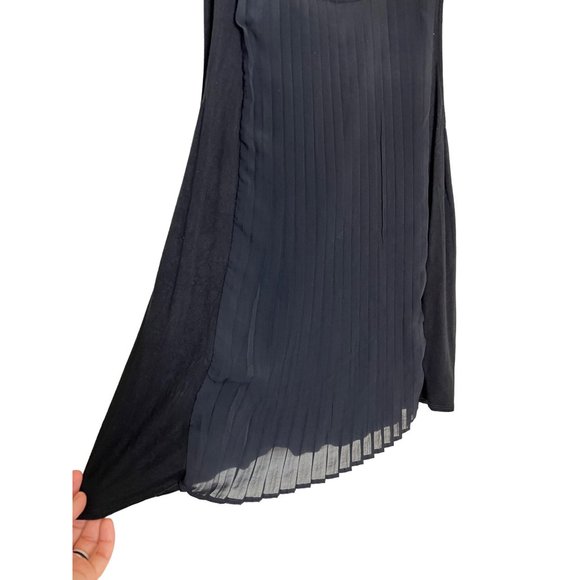 Ella Moss sleeveless pleated front swing loose blouse size M - Picture 4 of 6